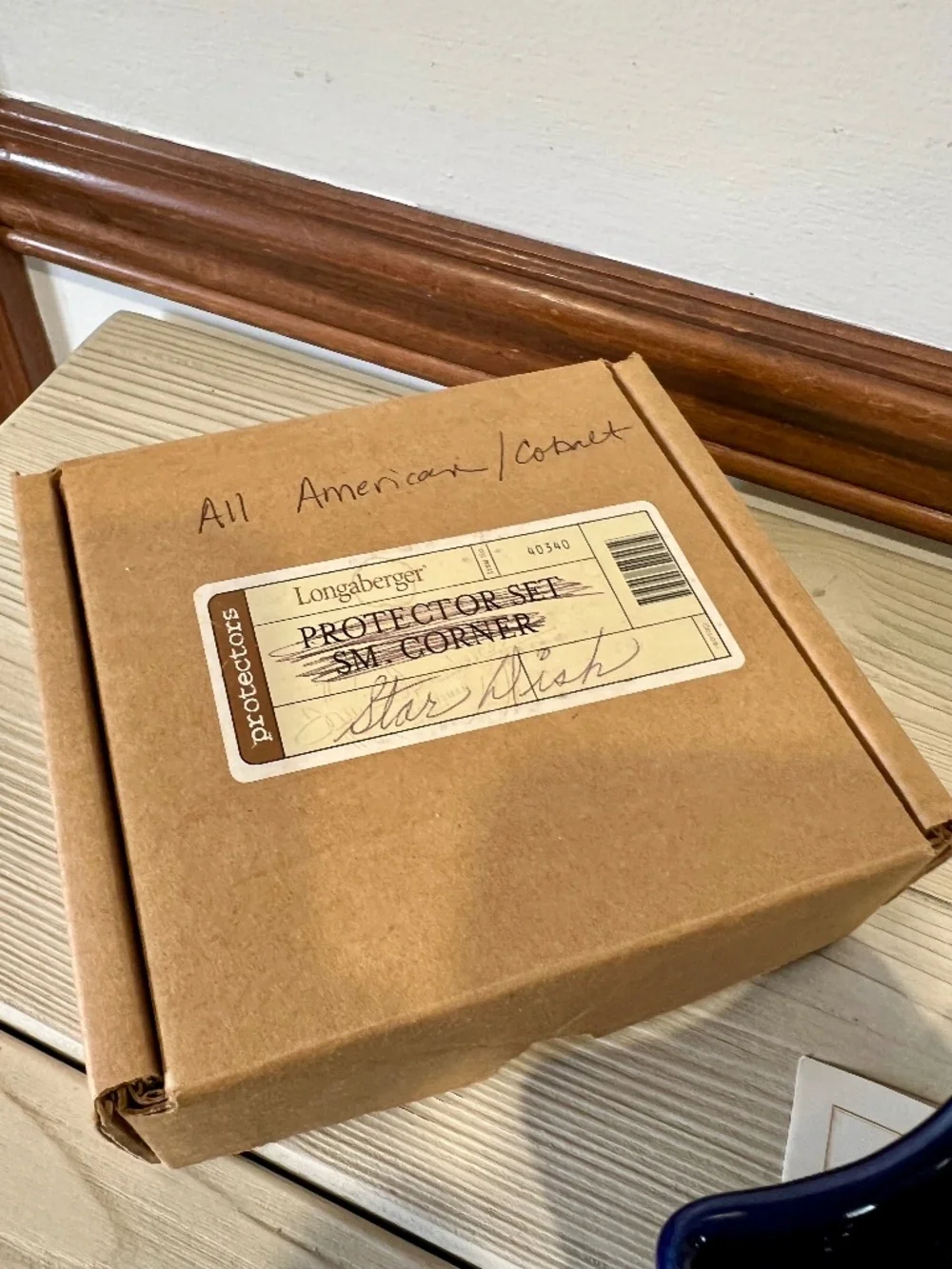 Longaberger Proudly American Mini Star - Cobalt Blue - 30507